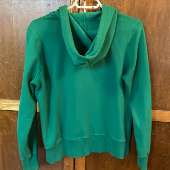 Old Navy green with embroidered flower design hoodie. - Picture 6 of 6